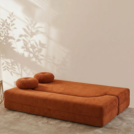 Living Room Compressed Sofa Bed, Memory Foam Modular Couch, Space Saving Modern Furniture Set