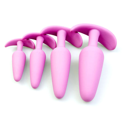4 Sizes silicone anal plug Adult masturbation sexual wellness Stimulator Anal g-point massage anal massage dilatancy toys
