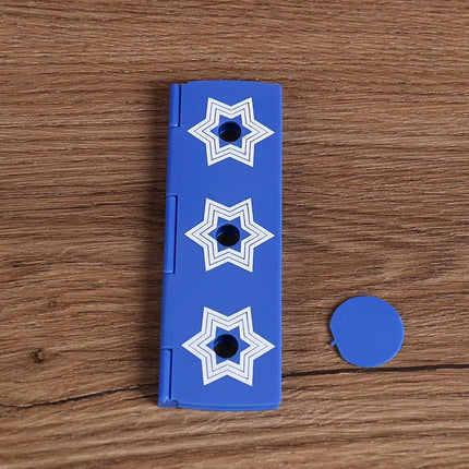 Passing Coins Pencil Pen through Three Holes with Pencil Magical Magical Magic Props magic tricks easy to do Partition board
