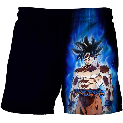 Japanese Cartoon Dragon Ball Z Children's Boys Shorts Beach Pants Summer Cartoon Cute Boys Beach Pants Shorts