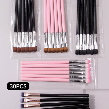 Choose from a variety of sizes and colors of 30Pcs/6Pcs horsehair eyeshadow brushes and smudging brushes