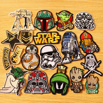 Star Wars Embroidered Cloth Patch Computer Embroidered Clothing Accessories Embroidered Cloth Patch