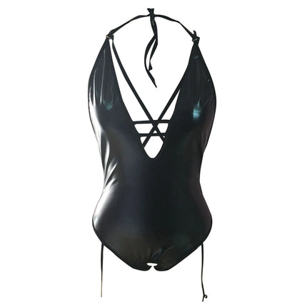 Sexy Bodysuit For Woman Open Bra Crotchless Teddies Underwear Sexy Lingerie Latex Bodysuit Lenceria Erotic Costumes Plus Size