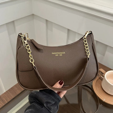Faionable Casual Crossbody Bag Women's Oulder Bag Trendy Design 2026 Spring Underarm Bag Soft PU Leather Color Handbags Purses