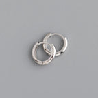 2Pcs Silver / 12mm