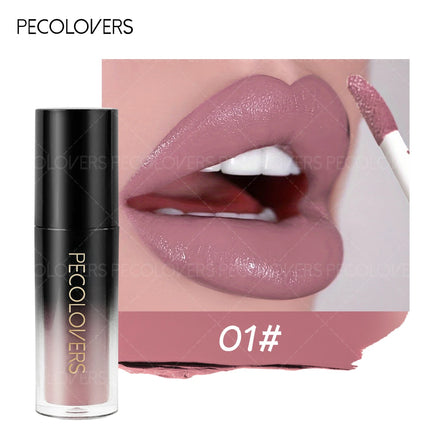 Waterproof Lipstick Lip Gloss Makeup Non-stick Cup Lip Tint Matte Long Lasting Nude Liquid Lip Stick