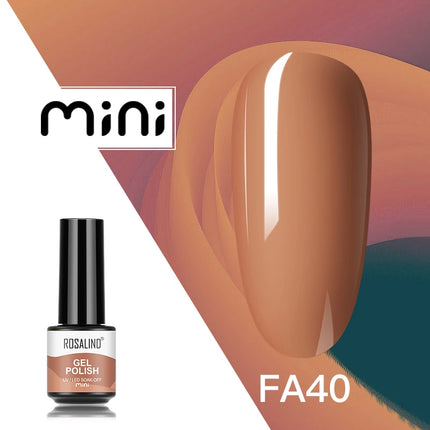 ROSALIND Shiny Gel Nail Polish Soak Off Gel Varnishes Nail Art Semi Permanent UV Glitter Nail Gel Polish Base Top Coat Enamel