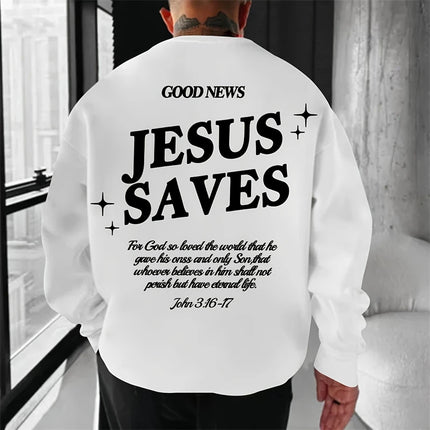 Jesus Saves Sweatshirt / Sweat Jesus Saves