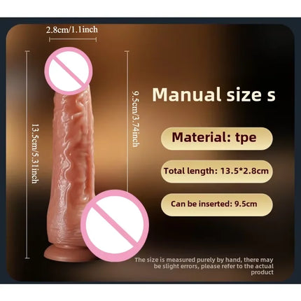 Skin Sliding Foreskin Testicles Realistic Dildo Soft Silicone Anal Plug Butt Prostate Stimulator Sex Toy for Adult Men Women 18+