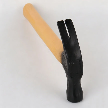 Magic Fake Hammer Prank Toy Set Realistic Rubber Claw Hammer Illusion Prop for Comedy Magic Show and Audience Participation