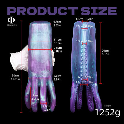 FAAK Intimate Vacuum Pump Sucking Male Masturbator Silicone Large Fantasy Octopus Design Pocket Pussy Stroker Sex Toys For Men