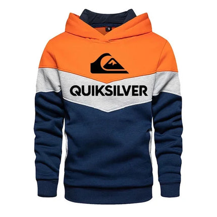 2025 New Men's Hoodie Splicing Outdoor Leisure Sportswear Street Fashion Men's Warm Wool Hoodie Autumn/Winter Coat