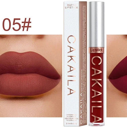 Matte Velvet Lip Glaze Long Lasting Silky Smooth Liquid Lipstick Not Easy To Fade Lip Gloss Makeup Sexy For Women Lip Tint