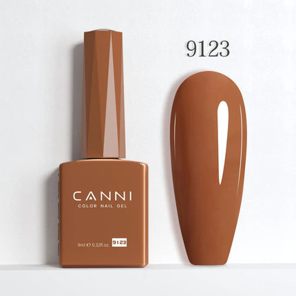 9ml CANNI Gel Nail Polish HEMA FREE TPO FREE Round Brush Gorgeous Color Soak Off UV LED Semi Permanent Gel Varnish Winter Nails