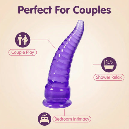 Threaded octopus tentacles, simulated anal plug, adult sex toy, men's and women's anal expanders, prostate massager, suction cup