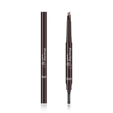 Double Ended Eyebrow Pencil Waterproof Long Lasting Eyebrow Enhancers Eye Makeup Cosmetic Tools with Brush Brow Extension Pencil