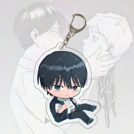 Anime Keychain Hikaru ga Shinda Natsu Hikaru Acrylic Keyring Strap Figure Hanging Accessories Backpack Decoration 6cm, Fan Gift