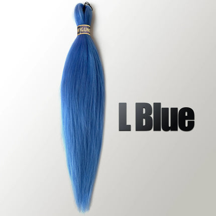 EZ Pre-stretched Braiding Hair Ombre Professional Easy Crochet Braid Hair 26 Inch 90g Hot Water Setting Synthetic Crochet Hair