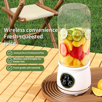Portable juicer cup, 500ML Portable juicer, Multifunctional small Blender, easy to Clean, compact, convenient easy to operate