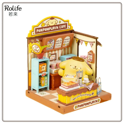 New Rolife Sanrio Dreamland Super Cute Diary Series DIY Handmade Music Box Surprise Assembly Toy Gift Original in Stock