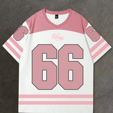 2025 V-neck jersey T-shirt short sleeved retro sports style men's sports V-neck T-shirt quick drying comfortable breathable
