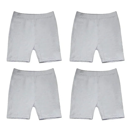 4pcs Girls Short Safety Pants Candy Color Modal Dance Leggings Kids Underwear Children Summer Cute Shorts Underpants 3-12 Years