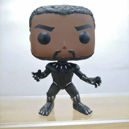 Vinyl Figurine Marvesls Avengersels Heroes Black Panther Collections Action Figure Ornaments Children Birthday Gifts