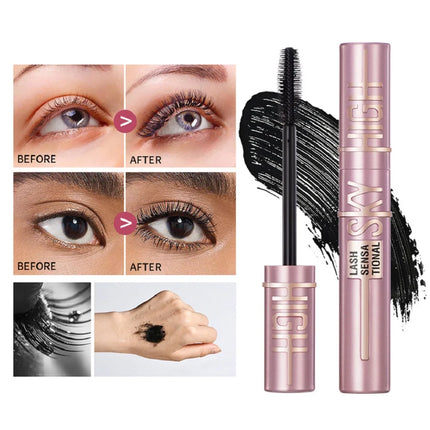 1PCS Natural Curling Mascara Long Lasting Smudge-proof Mascara Brushes Lengthens Eyelashes Waterproof Fast Dry Mascara Cosmetics