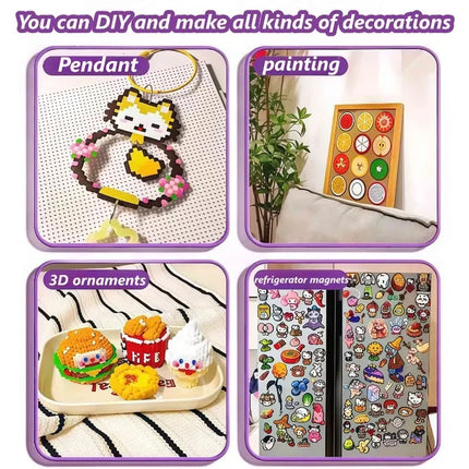 2.6mm Hama Beads Box Educational Ironing Beads 3D Puzzle Fuse Beads DIY Toy Brinquedo for Creative Learning