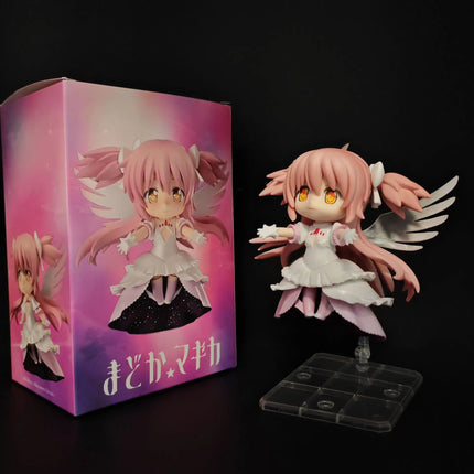 Chibi Puella Magi Madoka Magica Anime Figure Kaname Madoka Akemi Homura Pvc Model Collectible Desktop Decoration For Anime Fans