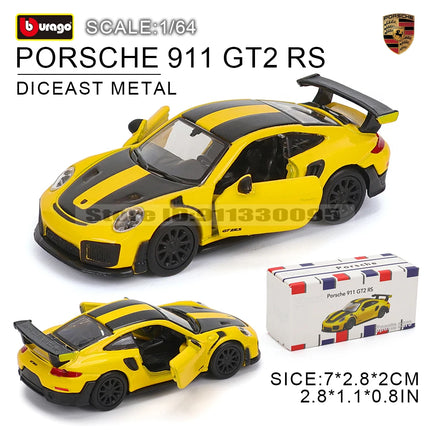 Bburago 1:64 Volkswagen Golf LAMBORGHINI sian fkp 37 Car Model Collection Kids Xmas Gift Toys for Boys Ferrari  Benz Volkswagen