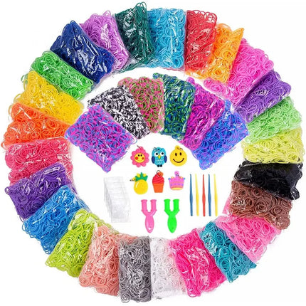 Loom Rubber Band Refill Kit In 31 Colors,Weaving Bracelet Making Kit for Kids Weaving DIY Crafting Gift Loom Bands Craft