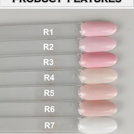 Milky White Rubber Base Gel Polish Nude Pink Base for Gel Varnish Semipermanent Natural Color Gellac Nails Art uv led Enamel Lak