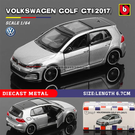 Bburago 1:64 Volkswagen Golf LAMBORGHINI sian fkp 37 Car Model Collection Kids Xmas Gift Toys for Boys Ferrari  Benz Volkswagen