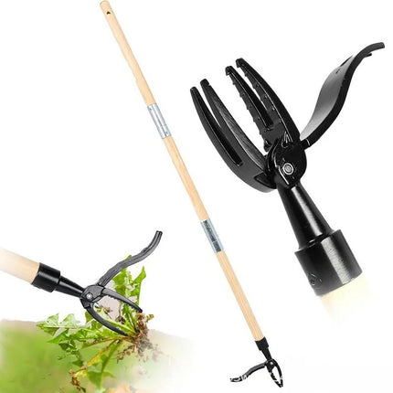 Standing Weed Puller Tool - Adjustable 45-Inch Weed Remover, No-Bend Weed Extractor for Garden Lawn, Durable Vertical Weeder