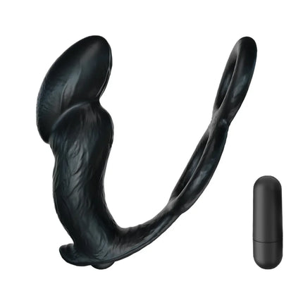 Male Prostate Massage Remote Anal Vibrator 10 Speeds Delay Ejaculation Ring Testis Stimulate Anus Plug Butt Adult Sex Toys 18+