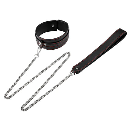 XXOO Erotic Tied Bondage Kits Sex Slave Restraint Set Ankle Cuffs Handcuff Collar Gag Whip Blindfold Genuine Leather Suit