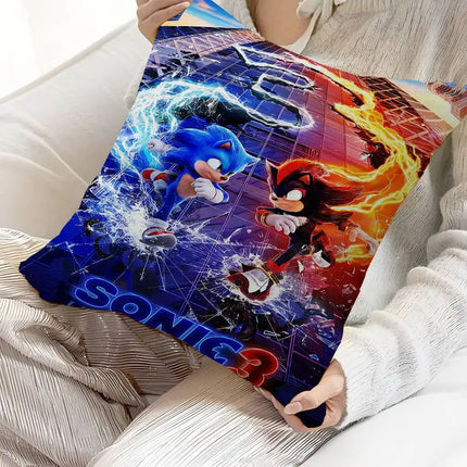 Sonic Cushion Cover Pillow Case 40x40cm 45x45cm / Sonic Cushion Cover Pillow Case