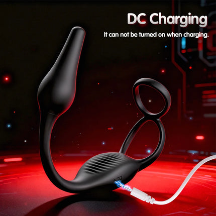 Remote Control Vibrating Butt Plug Cock Ring for Men Prostate Massager for Gay Anal Vibrator Penis Ring Adult Sex Toy for Men