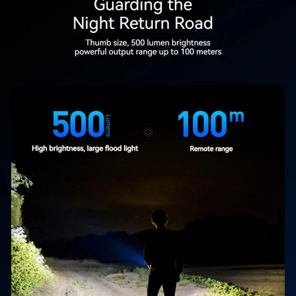 PHILIPS NEW SFL1121 EDC Flashlight LED Rechargeable Mini EDC Keychain Flashlights Camping Lamp For Hiking Self Defense