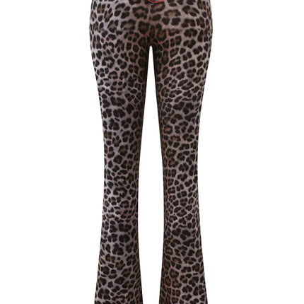 Gia Slim-Fit Letter Print Topstitching Design Hooded Zip-Up Jacket and Pants Set