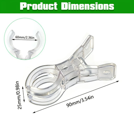 5-10pc Non-slip Balloon Arch Clip Transparent Plastic Multipurpose Spring Clamp Durable Windproof Clips Balloon Photography Deco