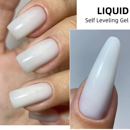 MSHARE Liquid Acrylic Gel Acrygel TPO Free Builder Nail Gel For Nails Extension Constuction Self Level Soak Off UV LED Gel Jar
