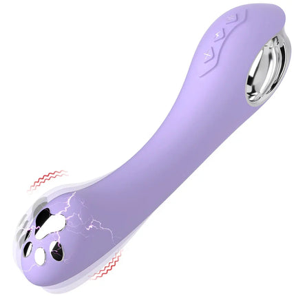 Electric Shock Vibrator Powerful Nipple Clitoral Stimulator 9 Vibration 5 Electric Shock Female Masturbator Sex Toys for Woman