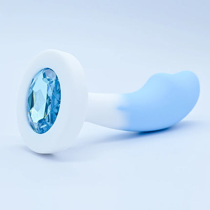 Silicone Anal Plug G-point Massage Gem Crystal Base Butt Plug Anal Masturbation Stimulator Anal Dilatancy Dildos Adult Sex Toys