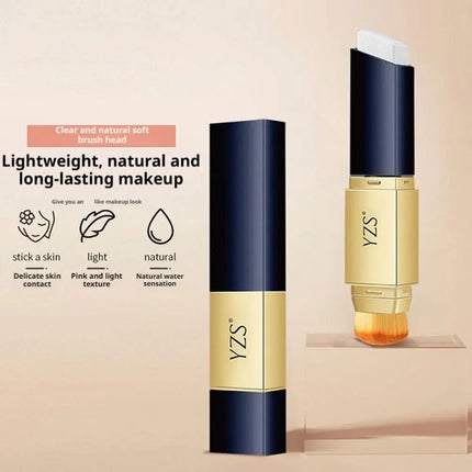 Double Ended Foundation Stick Concealer High Coverage For Blemishes Acne Scars Dual Ended Makeup Stick Lightweight Natural Look