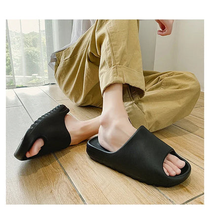 Hot sales Coconut Slippers Cloud Thick-soled Sandals Summer Fashion Soft Bottom Beach Men Slippers Women's Sandals EVA Slides