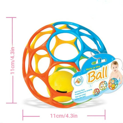 Baby Toy Soft Newborn Grasping Teethers Hand Bell Sensory Toys Rattles Kids Educational Toys for 0-12 Months Children Playing