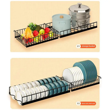 2 Tier Drainer Expandable Kitchen Sink Shelf Countertop Dish Organizer Sink Dish Rack Dish Rack With Chopstick Cylinder