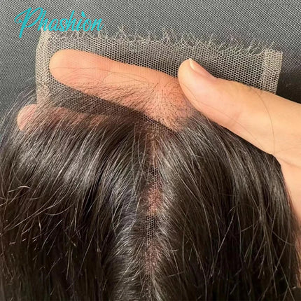 Phashion 4x6 2X6 Real HD Lace Only Deep Parting Straight Hair Ultra-thin Swiss Lace Closure Tiny Knots 100% Human Hair On Sale